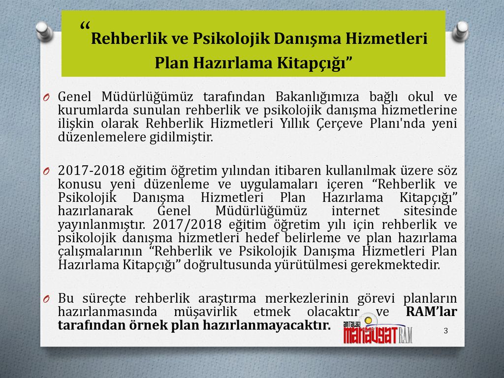 Derleme D Zenleme Manavgat Ram Rpd Hizmetleri B L M Ppt Indir